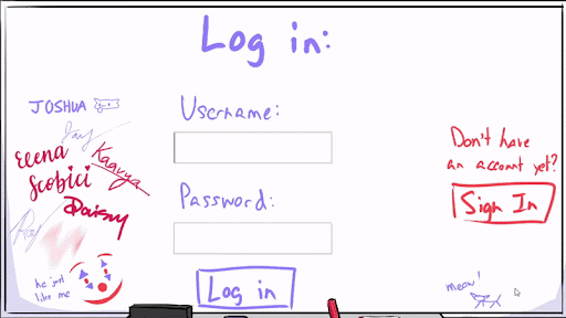 login example